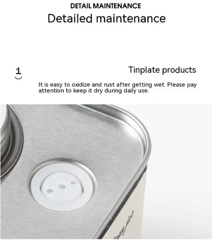 Coffee Bean Sealed Cans Outdoor Camping Tinplate