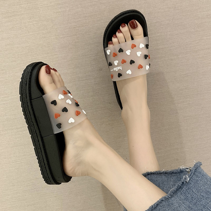 Women's Fashionable Non-Slip Wearable Home Slippers