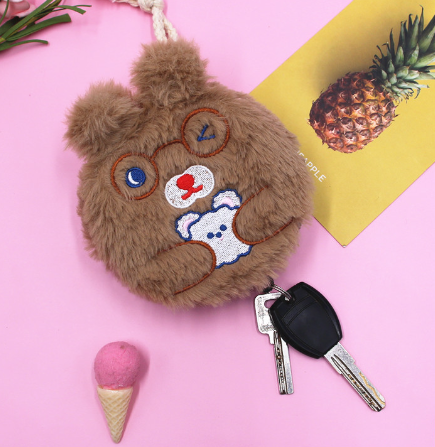 Cute Pull-out Home Drawstring Key Holder