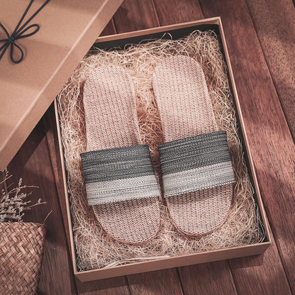 Linen Slippers for Comfortable Home Wear
