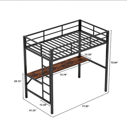 Metal Loft Bed For Home Use