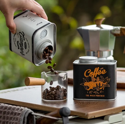 Coffee Bean Sealed Cans Outdoor Camping Tinplate