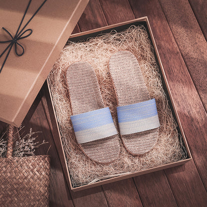 Linen Slippers for Comfortable Home Wear