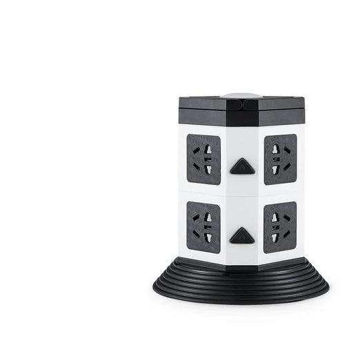 Home & Office 3D Vertical Socket Panel