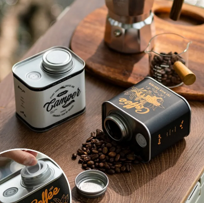 Coffee Bean Sealed Cans Outdoor Camping Tinplate
